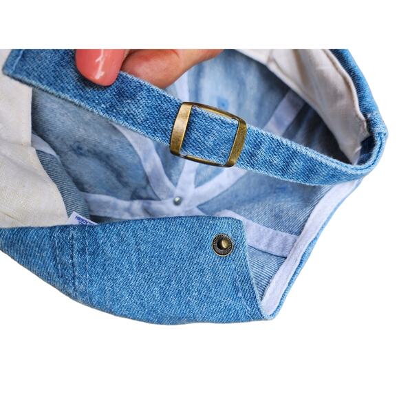 Vintage Turtle's in Love Denim Hat Cap Siesta Key Florida Adjustable Embroidered - Picture 5 of 7